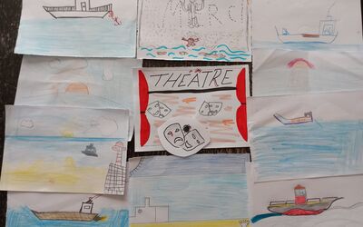 Image du projet Les élèves de Saint-Léger-les-vignes partent en classe théâtre à la mer