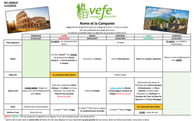 Image du projet Voyage en Italie : archeologie/vulcanologie
