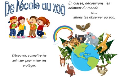 Image du projet Les animaux du monde de l'école au zoo. 