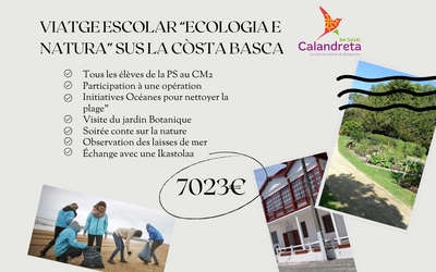 Image du projet Classe Découverte écologie et nature sur la côte basque