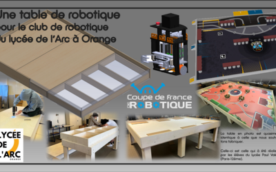 Image du projet Une table de robotique pour le club de robotique