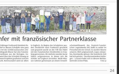 Image du projet Echange scolaire avec une classe allemande