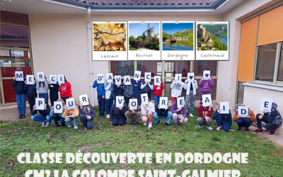 Image du projet Classe découverte en Dordogne pour les CM2 de l'école de La Colombe SAINT GALMIER
