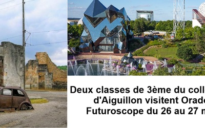 Image du projet Les 3ème de Stendhal à Oradour et au Futuroscope !