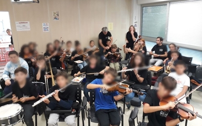 Image du projet "Orchestre à l'école" au collège Simone Veil