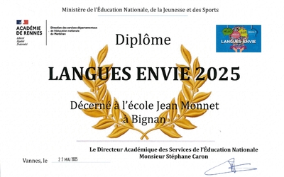 Image du projet Classe de découverte en anglais CE1 à CM2 - Bignan