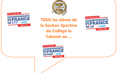 Image du projet Le Calavon aux Championnats de France UNSS 2025 !