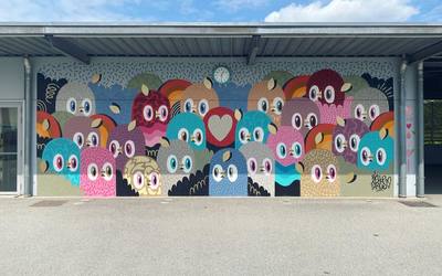 Image du projet Fresque murale Bishop Parigo à l'école Jehan de Brie 