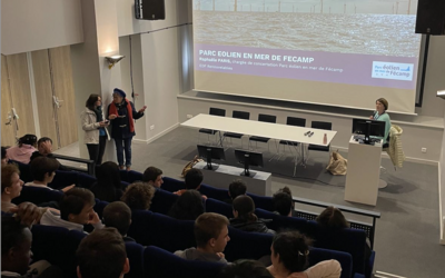 Image du projet Les Terminales du lycée Charles de Gaulle au pied des éoliennes