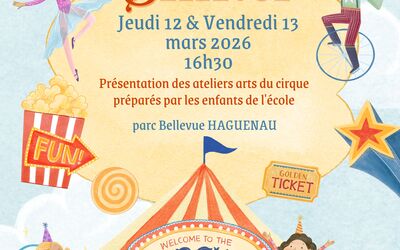 Image du projet Stage de cirque mars 2026 Maternelle Bellevue Haguenau