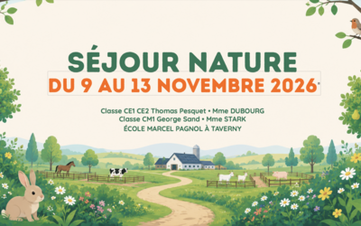 Image du projet Tous ensemble au cœur de la nature ! - Ecole Marcel Pagnol