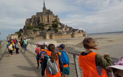 Image du projet Le cycle 2 de Moulins la Marche découvre le Mont St Michel