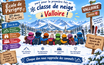 Image du projet L'école de Périgny fait sa première classe de neige à Valloire
