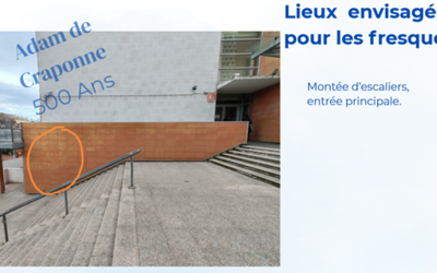 Image du projet Réalisation d'une fresque murale pour célébrer le 500ème anniversaire d'Adam de Craponne