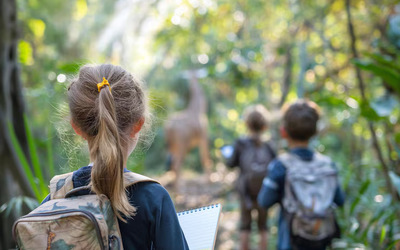 Image du projet Les élèves de Lavernay en classe découverte environnement 