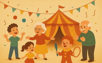 Image du projet Projet cirque intergénérationnel, CE1 école Montaud-Vittone