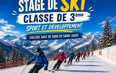 Image du projet Stage de ski Classe de 3ème Collège Saut de Sabo