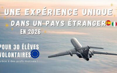 Image du projet Voyage Erasmus en 4ème !