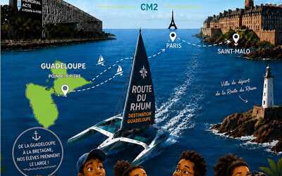 Image du projet Cap sur Saint-Malo ! 26 élèves guadeloupéens découvrent la Route du Rhum