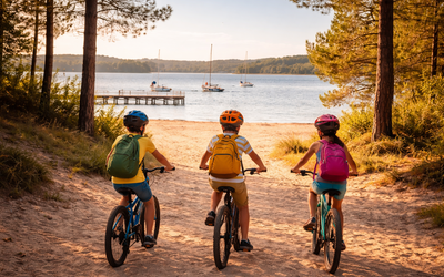 Image du projet Tour du lac d'Hourtin à vélo