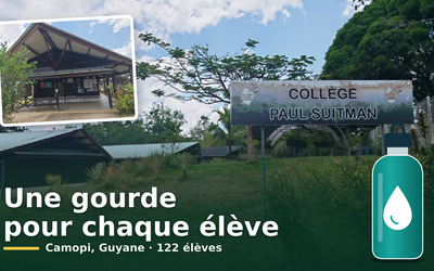 Image du projet Une gourde pour chaque élève du collège de Camopi