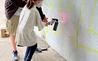 Image du projet Réalisation d'une fresque pour l'école primaire Kermélo