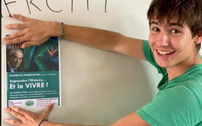 Image du projet La GUYANE présente lors de l'entrée de Badinter au Panthéon !
