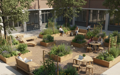 Image du projet Revégétalisation de la cour du lycée