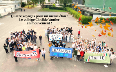 Image du projet Quatre voyages, un même élan : Le collège Clotilde Vautier en mouvement !