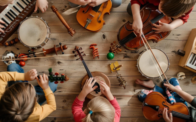 Image du projet Construire une culture musicale commune par l’écoute et le corps / En rythme ensemble : une culture musicale partagée.