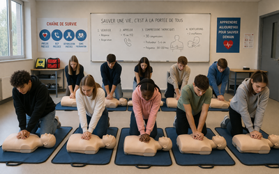 Image du projet Formation PSC (premiers secours citoyen) au collège