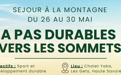 Image du projet A pas durables vers les sommets