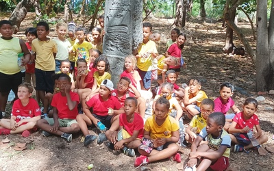 Image du projet Alon bat' karé Piton de la Fournaise avec les CE1 de L'Ecole Louise Siarane de Saint Paul