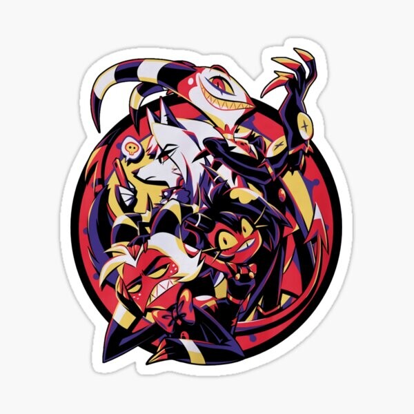 Hazbin Hotel Merch Helluva Boss Group | Sticker
