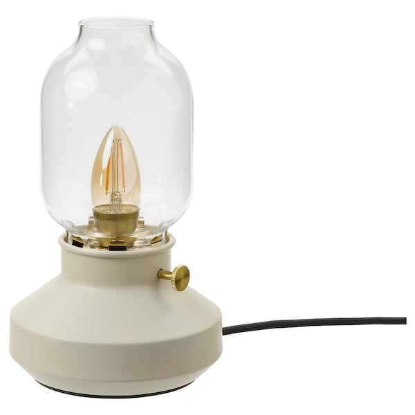 TÄRNABY Lampe de table, beige, 25 cm - IKEA
