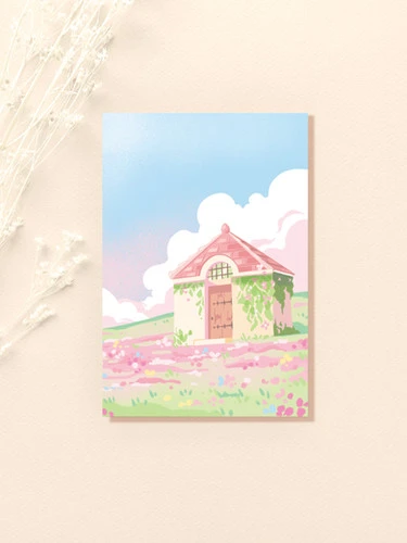 Postcard - Background - Howl's Garden
