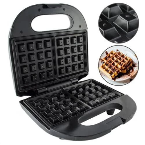 Auchan - Machine à gaufre noir
