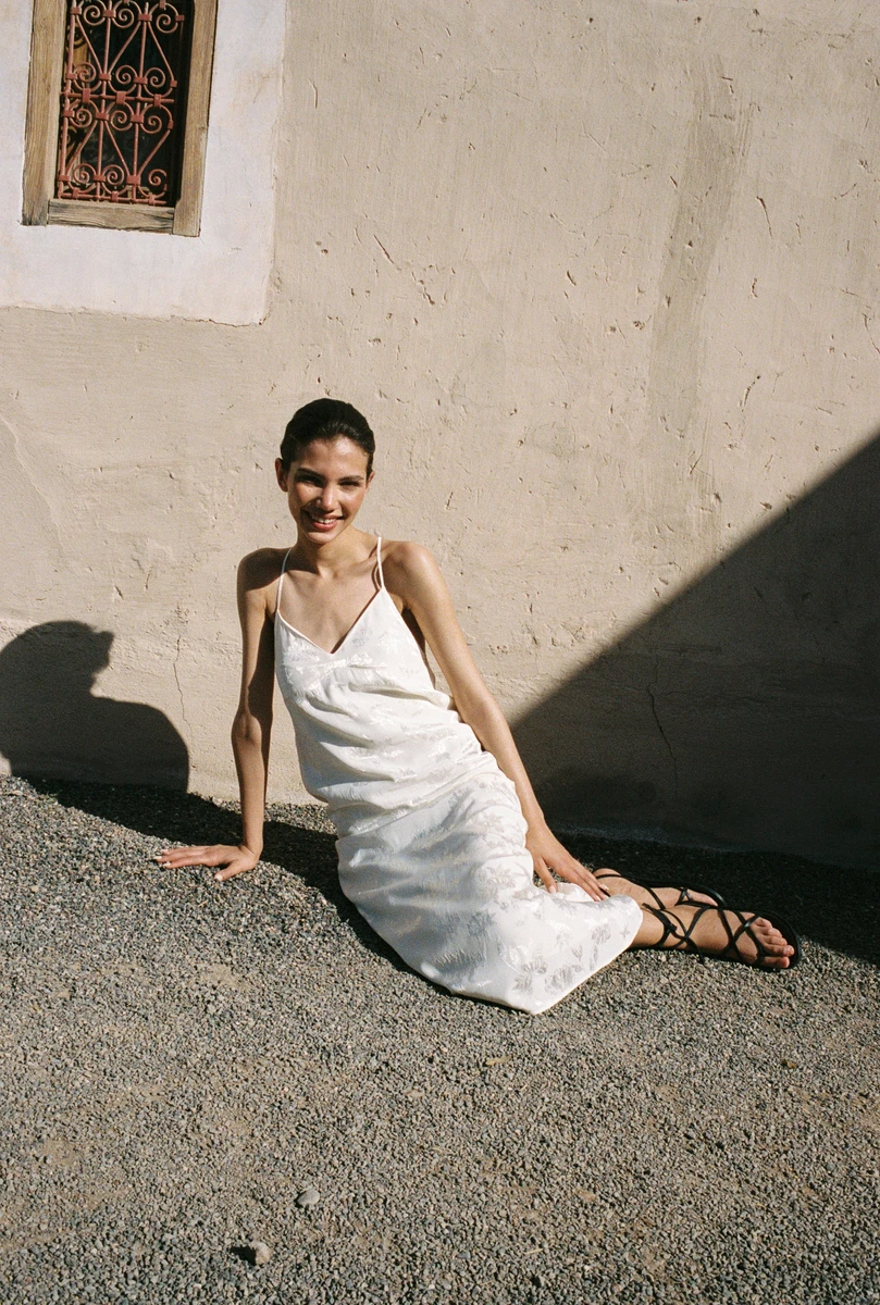 Robe satin Léonie