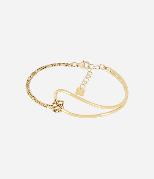 Bracelet Jonc Hibari (Acier doré)