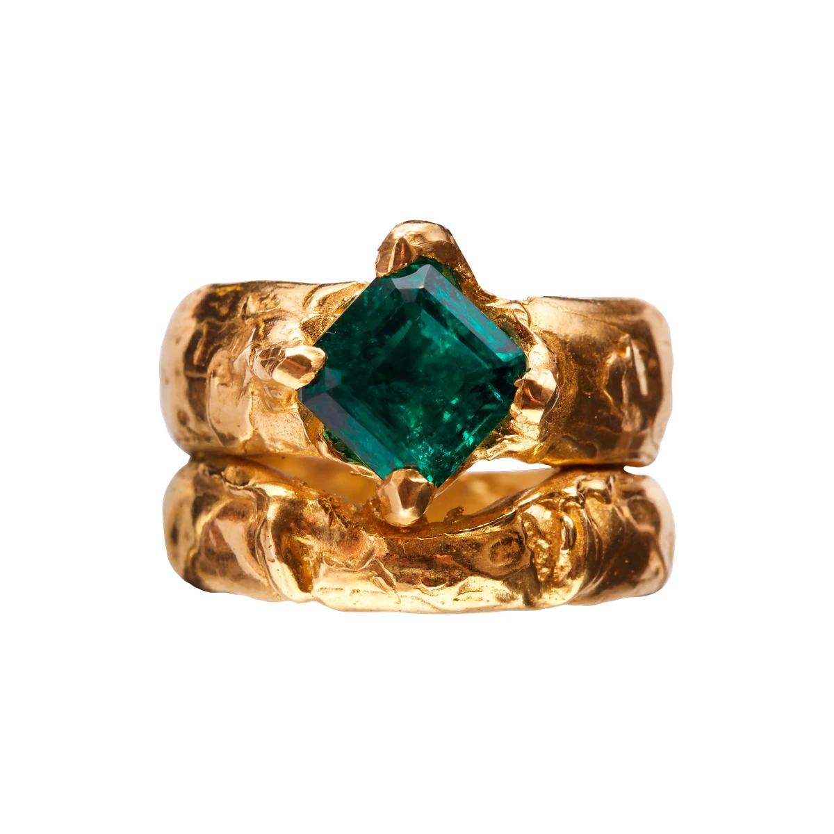 MAYO - Handmade gold plated ring | Simuero