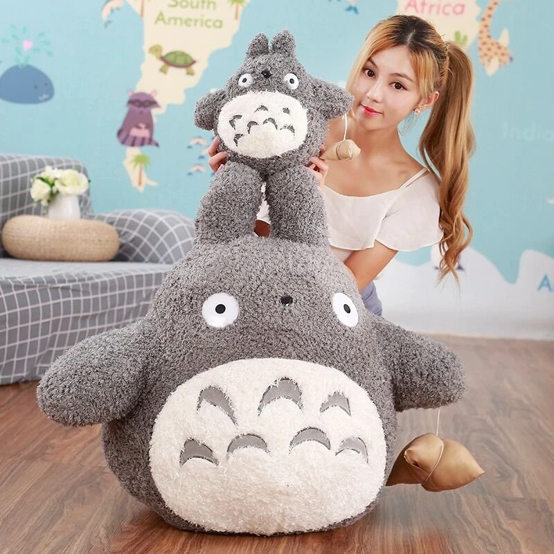 Totoro Plush Stuffed Animal Gray 22-70 Cm - Studio Ghibli Merch Store