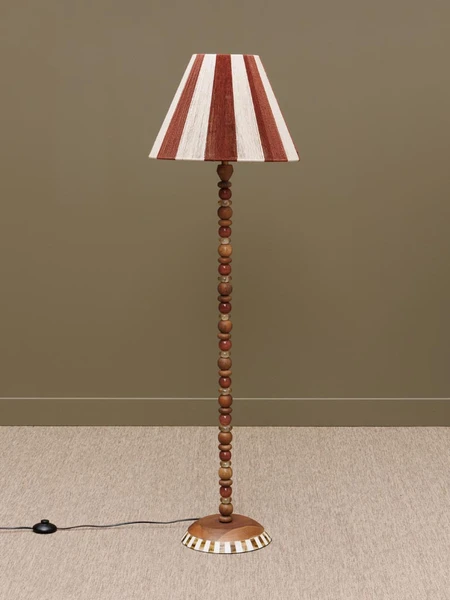 Lampe sur pied perles de verre Morena