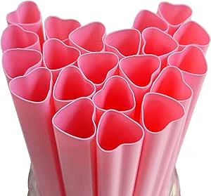50 pailles coeurs