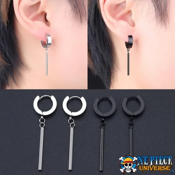 One Piece Zoro Cosplay Earrings Stainles Steel | One Piece Universe