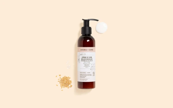 Crème de soin Belles Boucles Kératine AA & Gel de lin sans rinçage