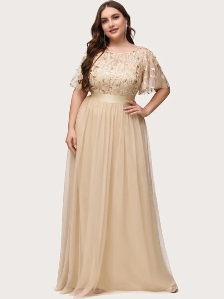 Robe dorée SHEIN