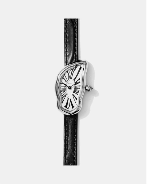 Melting Watch Small Silver