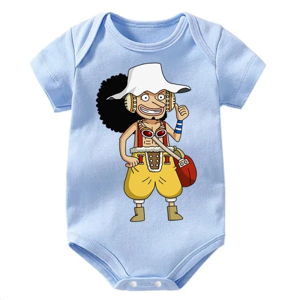 Ussop One Piece Cute Baby Onesies funny | One Piece Universe Store