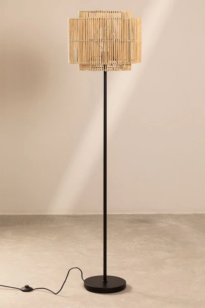 Lampadaire en bambou Kapua