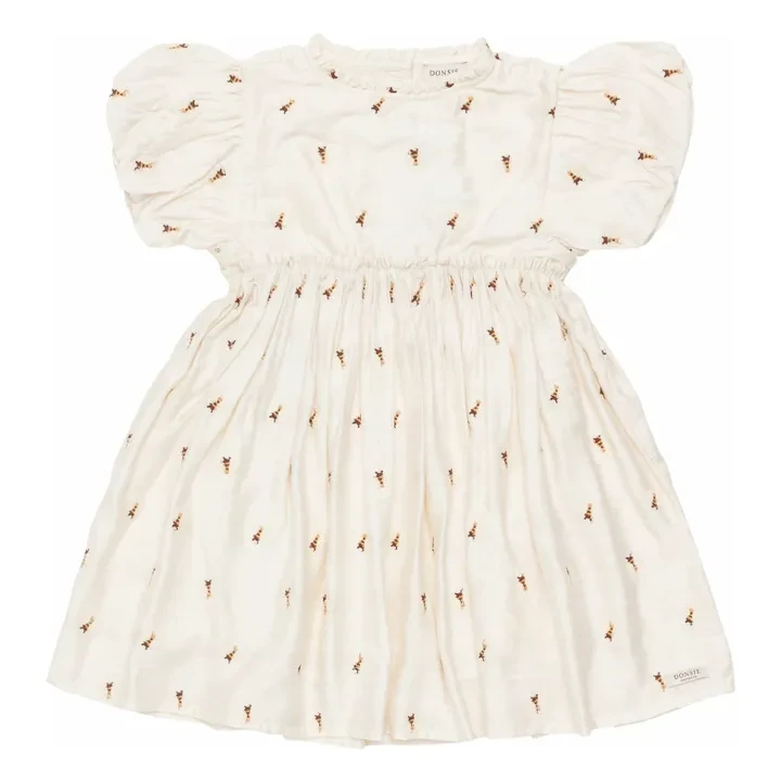 Robe Clarize Abeilles | Ecru